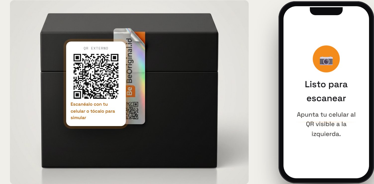 Interactive BeOriginal demo